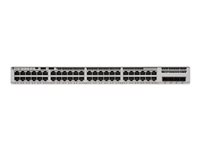 Cisco Catalyst 9200L - Network Essentials - kytkin - L3 - Hallinnoitu - 48 x 10/100/1000 (PoE+) + 4 x 10 Gigabit SFP+ - telineeseen asennettava - PoE+ C9200L-48P-4X-E