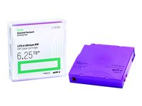 HPE RW Data Cartridge - 20 x LTO Ultrium 6 - 2.5 Tt / 6.25 Tt - kirjoitettavat etiketit - violetti malleihin StorageWorks SAS Rack-Mount Kit; StoreEver MSL2024, MSL4048, MSL8096; StoreEver 1/8 G2 C7976AN