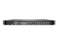 SonicWall NSsp 10700 - Advanced Edition - turvalaite - sekä 1 vuoden TotalSecure - 5GbE, 2.5GbE, 40GbE, 100GbE, 25GbE - 1U - telineeseen asennettava 02-SSC-3569