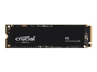 Crucial P3 - SSD - 500 GB - sisäinen - M.2 2280 - PCIe 3.0 (NVMe) CT500P3SSD8