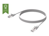 Vision Techconnect - Verkkokaapeli - RJ-45 (uros) to RJ-45 (uros) - 3 m - UTP - CAT 6 - buutattu - valkoinen TC 3MCAT6