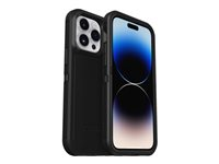 OtterBox Defender Series XT - Takakansi matkapuhelimelle - rosoinen - MagSafe-yhteensopiva - polykarbonaatti, synteettinen kumi - musta malleihin Apple iPhone 14 Pro Max 77-89129