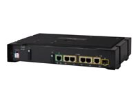 Cisco Catalyst Rugged Series IR1821 - - reititin - 4-porttinen kytkin - 1GbE - WAN-portit: 2 - DIN-kiskoon kiinnitettävä, seinään asennettava IR1821-K9