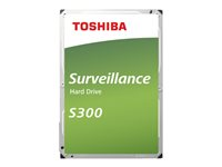 Toshiba S300 Surveillance - Kiintolevyasema - 10 Tt - sisäinen - 3.5" - SATA 6Gb/s - 7200 kierrosta/min - puskuri: 256 Mt HDWT31AUZSVA