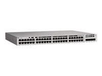 Cisco Catalyst 9200L - Network Essentials - kytkin - L3 - Hallinnoitu - 48 x 10/100/1000 (PoE+) + 4 x 10 Gigabit SFP+ (maa-satelliittiyhteys) - telineeseen asennettava - PoE+ (370 W) C9200L-48PL-4X-E