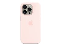 Apple - Takakansi matkapuhelimelle - MagSafe-yhteensopiva - silikoni - Kevyt vaaleanpunainen malleihin iPhone 15 Pro MT1F3ZM/A