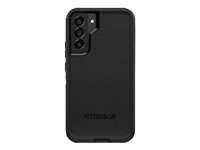 OtterBox Defender Series - Takakansi matkapuhelimelle - rosoinen - polykarbonaatti, synteettinen kumi - musta malleihin Samsung Galaxy S22+ 77-86381