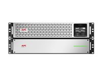 APC Smart-UPS On-Line SRTL1000RM4UXLI - UPS (telineasennettava) (suuri tiheys) - Vaihtovirta 220/230 V - 900 watti(a) - 1000 VA - Litiumioni - RS-232, USB, Ethernet - lähtöliittimet: 8 - 4U - 1.83 m johto - musta hopeisella etukehyksellä SRTL1000RM4UXLI