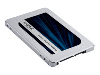 Crucial MX500 - SSD - salattu - 1 Tt - sisäinen - 2.5" - SATA 6Gb/s - AES 256 bittiä - TCG Opal Encryption 2.0 CT1000MX500SSD1T