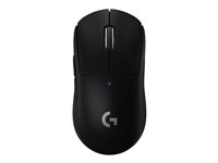 Logitech PRO X SUPERLIGHT Wireless Gaming Mouse - Hiiri - optinen - 5 painiketta - langaton - 2.4 GHz - USB Logitech LIGHTSPEED receiver - musta 910-005881