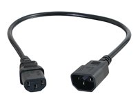 C2G Computer Power Cord Extension - Sähköjatkojohto - power IEC 60320 C13 to IEC 60320 C14 - vaihtovirta 250 V - 5 m 88506