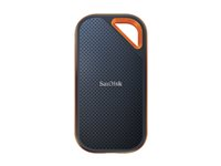 SanDisk Extreme PRO Portable V2 - SSD - salattu - 1 Tt - ulkoinen (kannettava) - USB 3.2 Gen 2x2 (USB-C liitin) - AES 256 bittiä malleihin Intel Next Unit of Computing 13 Extreme Kit - NUC13RNGi7 SDSSDE81-1T00-G25