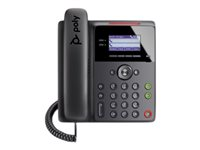 Poly Edge B20 - VoIP -puhelin toiminnolla soittajan tunnistin/odotetaan soittoa - 5-suuntainen puhelukyky - SIP, SDP - 8 linjaa - musta 82M83AA