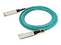 HPE Aruba - 100GBase-AOC-suorakytkentäkaapeli - QSFP28 (uros) to QSFP28 (uros) - 30 m - kuituoptinen - aktiivinen malleihin HPE Aruba 8325-32C, 8325-48Y8C; CX 8360-12C V2, 8360-16Y2C V2 R0Z29A