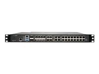 SonicWall NSa 6700 - Advanced Edition - turvalaite - sekä 3 years TotalSecure - 10GbE, 40GbE, 5GbE, 2.5GbE, 25GbE - 1U - telineeseen asennettava 02-SSC-9594