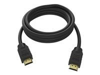 VISION Professional - HDMI-kaapeli Ethernetillä - HDMI uros to HDMI uros - 1 m - musta - 4K-tuki TC 1MHDMI/BL