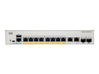 Cisco Catalyst 1000-8T-E-2G-L - Kytkin - Hallinnoitu - 8 x 10/100/1000 + 2 x combo Gigabit SFP (uplink) - telineeseen asennettava C1000-8T-E-2G-L