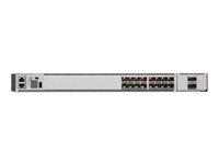 Cisco Catalyst 9500 - Network Essentials - kytkin - L3 - Hallinnoitu - 16 x 10 Gigabit Ethernet + 2 x 10 Gigabit SFP+ - telineeseen asennettava - liittohallitus C9500-16X-1E