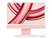 Apple iMac with 4.5K Retina display - all-in-one - M3 - 8 Gt - SSD 256 GB - LED 24" - ruotsalainen/suomalainen MQRT3KS/A