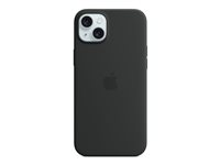 Apple - Takakansi matkapuhelimelle - MagSafe-yhteensopiva - silikoni - musta malleihin iPhone 15 Plus MT103ZM/A