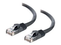 C2G Cat5e Booted Unshielded (UTP) Network Patch Cable - Kytkentäkaapeli - RJ-45 (uros) to RJ-45 (uros) - 30 m - UTP - CAT 5e - valettu, piikitön, säikeinen - musta 83190