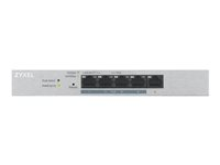 Zyxel GS1200-5HP v2 - Kytkin - Hallinnoitu - 1 x 10/100/1000 + 4 x 10/100/1000 (PoE+) - työpöytä - PoE+ (60 W) GS1200-5HPV2-EU0101F