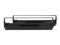 Epson Dualpack - Musta - tulostinnauha malleihin LQ 300, 300+, 300+II, 350 C13S015646