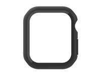Belkin SCREENFORCE TemperedCurve - Puskurikuori älykellolle - näytönsuojus - polykarbonaatti, karkaistu lasi (9H) - musta malleihin Apple Watch (40 mm, 41 mm) OVG003ZZBK