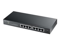 Zyxel GS1900-8 - Kytkin - smart - 8 x 10/100/1000 - työpöytä, seinään asennettava GS1900-8-EU0102F