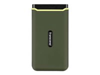 Transcend ESD380C - SSD - 4 Tt - ulkoinen (kannettava) - USB 3.2 Gen 2x2 - military green TS4TESD380C