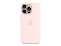 Apple - Takakansi matkapuhelimelle - MagSafe-yhteensopiva - silikoni - Kevyt vaaleanpunainen malleihin iPhone 15 Pro Max MT1U3ZM/A