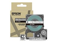 Epson LabelWorks LK-4TWJ - Valkoinen ja kirkas matta - Rulla (1,2 cm x 8 m) 1 kasetti(a) ripustuslaatikko - nauhakasetti malleihin LabelWorks LW-C410, LW-C610 C53S672068
