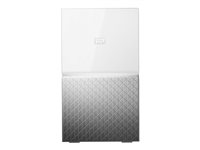 WD My Cloud Home Duo WDBMUT0040JWT - Personal cloud storage device - 4 Tt - HDD 2 Tt x 2 - Gigabit Ethernet WDBMUT0040JWT-EESN