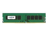 Crucial - DDR4 - moduuli - 4 Gt - DIMM 288 nastaa - 2400 MHz / PC4-19200 - CL17 - 1.2 V - puskuroimaton - non-ECC CT4G4DFS824A
