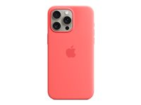 Apple - Takakansi matkapuhelimelle - MagSafe-yhteensopiva - silikoni - guava malleihin iPhone 15 Pro Max MT1V3ZM/A