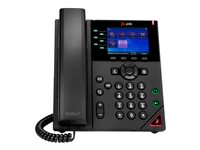 Poly VVX 350 - VoIP -puhelin - 3-suuntainen puhelukyky - SIP, SDP - 6-linjainen toiminta - 24 linjaa - musta 89B68AA