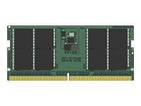 Kingston - DDR5 - pakkaus - 64 Gt: 2 x 32 Gt - 262-nastainen SO-DIMM - 4800 MHz / PC5-38400 - CL40 - 1.1 V - puskuroimaton - non-ECC malleihin ASUS ROG Flow X16; ROG Strix SCAR 17 SE; Dell Inspiron 16; Precision 34XX, 7770 KCP548SD8K2-64