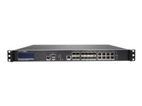 SonicWall SuperMassive 9200 - Turvalaite - 10GbE - 1U - telineeseen asennettava 01-SSC-3810