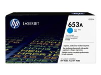 HP 653A - Sinivihreä - alkuperäinen - LaserJet - väriainekasetti (CF321A) malleihin Color LaserJet Enterprise MFP M680; LaserJet Enterprise Flow MFP M680 CF321A