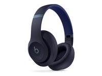 Beats Studio Pro - Kuulokkeet mikrofonilla varustettu - täysi koko - Bluetooth - langaton, langallinen - aktiivinen melunpoisto - 3,5 mm jakkiliitin, USB-C - laivastonsininen MQTQ3DN/A