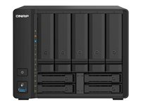 QNAP TS-932PX - NAS-palvelin - 9 telineet - SATA 6Gb/s - RAID RAID 0, 1, 5, 6, 10, 50, JBOD, 5 hot spare, 6 hot spare, 60, 50 hot spare, 10 hot spare, 1 hot spare, 60 hot spare - RAM 4 Gt - Gigabit Ethernet / 2.5 Gigabit Ethernet / 10 Gigabit Ethernet - iSCSI tuki TS-932PX-4G