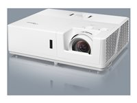 Optoma ZU607T - DLP-projektori - laser - 3D - 6500 lumenia - WUXGA (1920 x 1200) - 16:10 - LAN - valkoinen E9PD7L102EZ1D