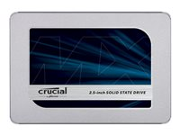 Crucial MX500 - SSD - salattu - 1 Tt - sisäinen - 2.5" - SATA 6Gb/s - AES 256 bittiä - TCG Opal Encryption 2.0 CT1000MX500SSD1