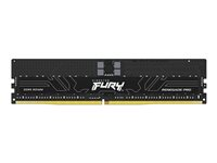 Kingston FURY Renegade Pro - DDR5 - moduuli - 32 Gt - DIMM 288 nastaa - 5600 MHz / PC5-44800 - CL28 - 1.35 V - rekisteröity - on-die ECC - musta KF556R28RBE2-32