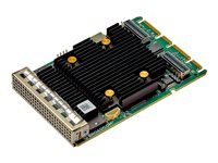 Broadcom MegaRAID 9562-16i - Tallennuslaitteen ohjain (RAID) - 16 Kanava - SATA 6Gb/s / SAS 12Gb/s / PCIe 4.0 (NVMe) - RAID RAID 0, 1, 5, 6, 10, 50, 60 - PCIe 4.0 x8 05-50137-00