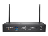 SonicWall TZ Series (Gen 7) TZ370W - Turvalaite - sekä 3 vuoden Essential Protection Service Suite - 1GbE - Wi-Fi 5 - 2.4 GHz, 5 GHz - SonicWall Promotional Tradeup - pöytä 03-SSC-1373