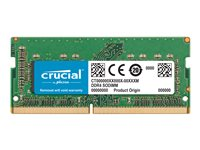 Crucial - DDR4 - moduuli - 32 Gt - SO-DIMM 260-pin - 2666 MHz / PC4-21300 - CL19 - 1.2 V - puskuroimaton - non-ECC malleihin Apple iMac (vuoden 2019 alku); Mac mini (syksy 2018) CT32G4S266M