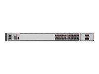 Cisco Catalyst 9500 - Network Essentials - kytkin - L3 - Hallinnoitu - 16 x 10 Gigabit Ethernet + 2 x 10 Gigabit SFP+ - telineeseen asennettava C9500-16X-E