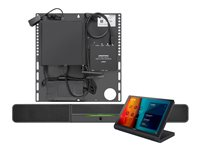 Crestron Flex UC-B30-T - Microsoft Teamsille - videoneuvottelupakkaus (äänipalkki, kosketusnäyttökonsoli, mini-PC) - musta UC-B30-T