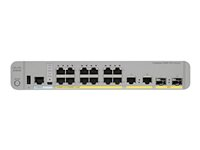 Cisco Catalyst 3560CX-8TC-S - Kytkin - Hallinnoitu - 8 x 10/100/1000 + 2 x combo Gigabit SFP - työpöytä, telineeseen asennettava, DIN-kiskoon kiinnitettävä, seinään asennettava WS-C3560CX-8TC-S